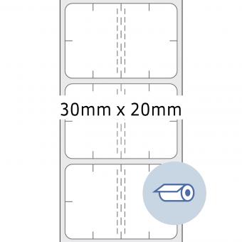 HERMA Tamper Evident labels, 58360, PP film transparent , 30x20mm, 20.000 labels/roll 