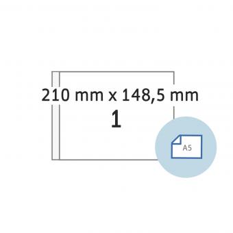 HERMA Labels on A5 sheets, 8493, paper white, 205x148,5 mm, 1.000 sheets/1.000 labels 