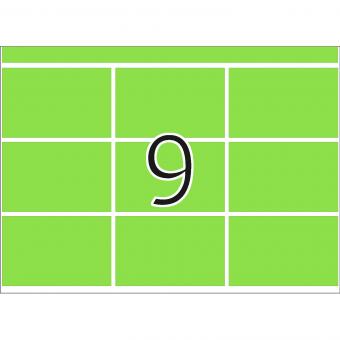 HERMA labels for printing presses DP1, 2955, paper green, 34x53 mm, 280 sheets/2.500 labels 