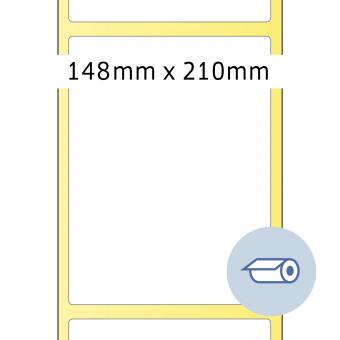 HERMA Thermotransfer labels, 58004, paper white, 148x210mm, 2.115 labels/roll, min. 44 rolls 
