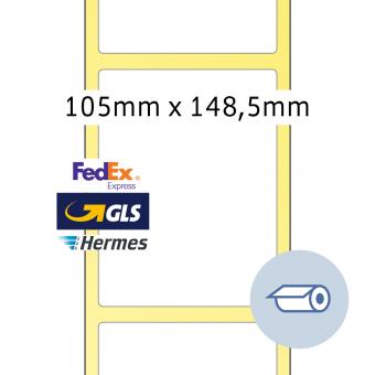 HERMA Thermotransfer labels, 58007, paper white, 105x148,5mm, 1.000 labels/roll/min. 156 rolls 