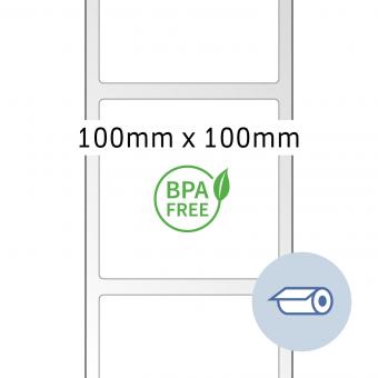 HERMA Thermo labels, 58310, paper thermo eco, white, 100x100mm, 1.500 labels/roll 