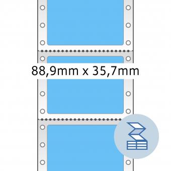 HERMA Computer labels endless, 8183, paper blue, 88,90x35,70mm, 2.000 labels/pack 