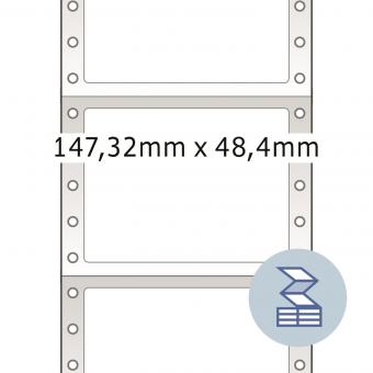 HERMA Computer labels endless, 8293, paper white, 147,32x48,40mm, 6.000 labels/pack 