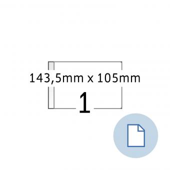 HERMA Labels on A6 sheets, 8492, paper white, 143,5x105 mm, 2.000 sheets/2.000 labels 