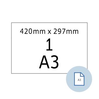 HERMA Labels on A3 sheets, 8692, paper white, 420x297 mm, 100 sheets/100 labels 